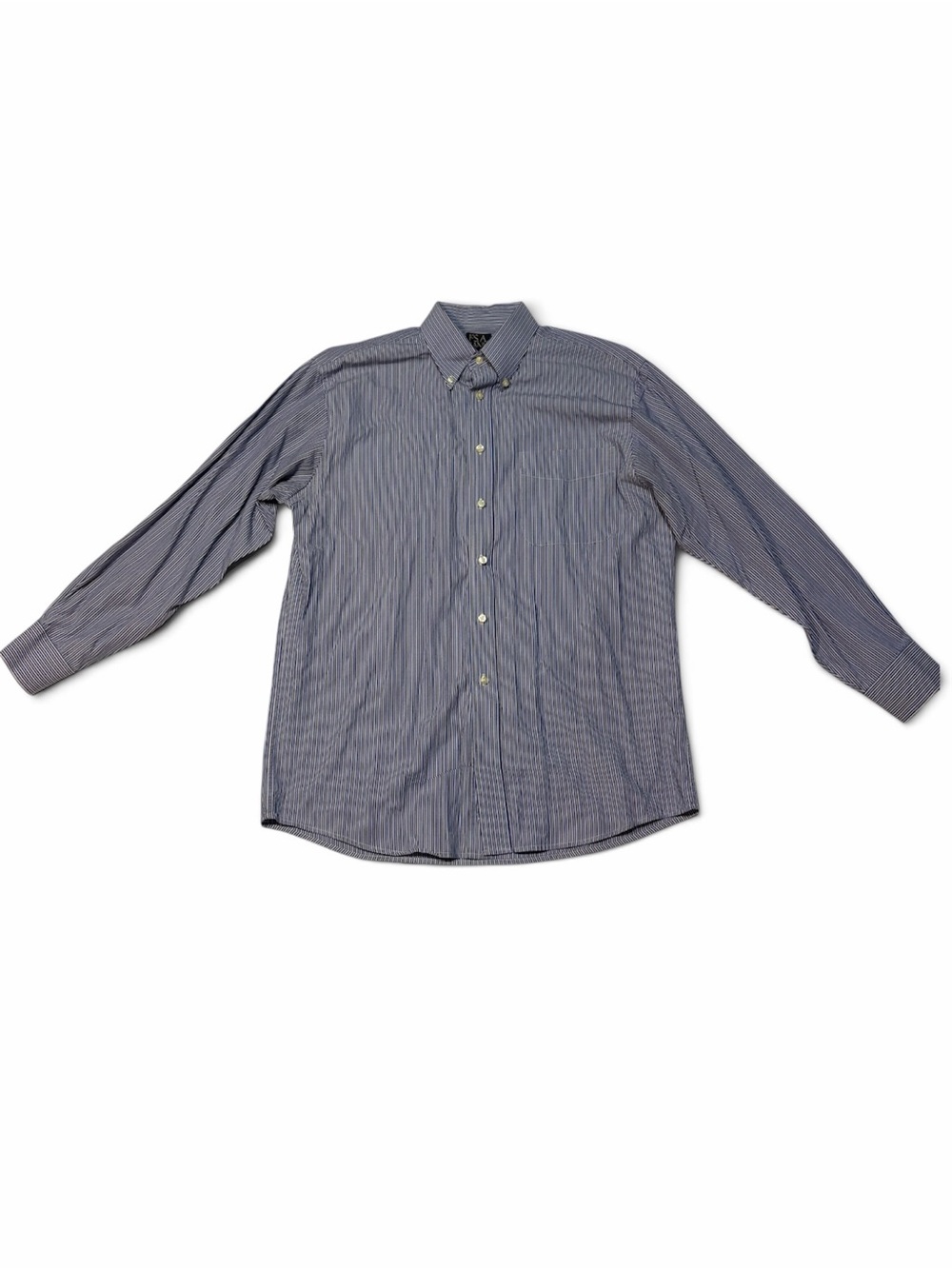 Jos. A. Bank Executive Collection Men’s Blue Stripe Cotton Shirt (M)